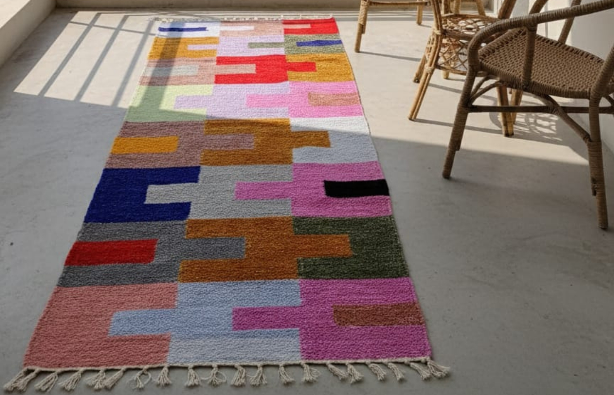 Shotoronji 2x5 Feet | Handmade Traditional Floor Mat